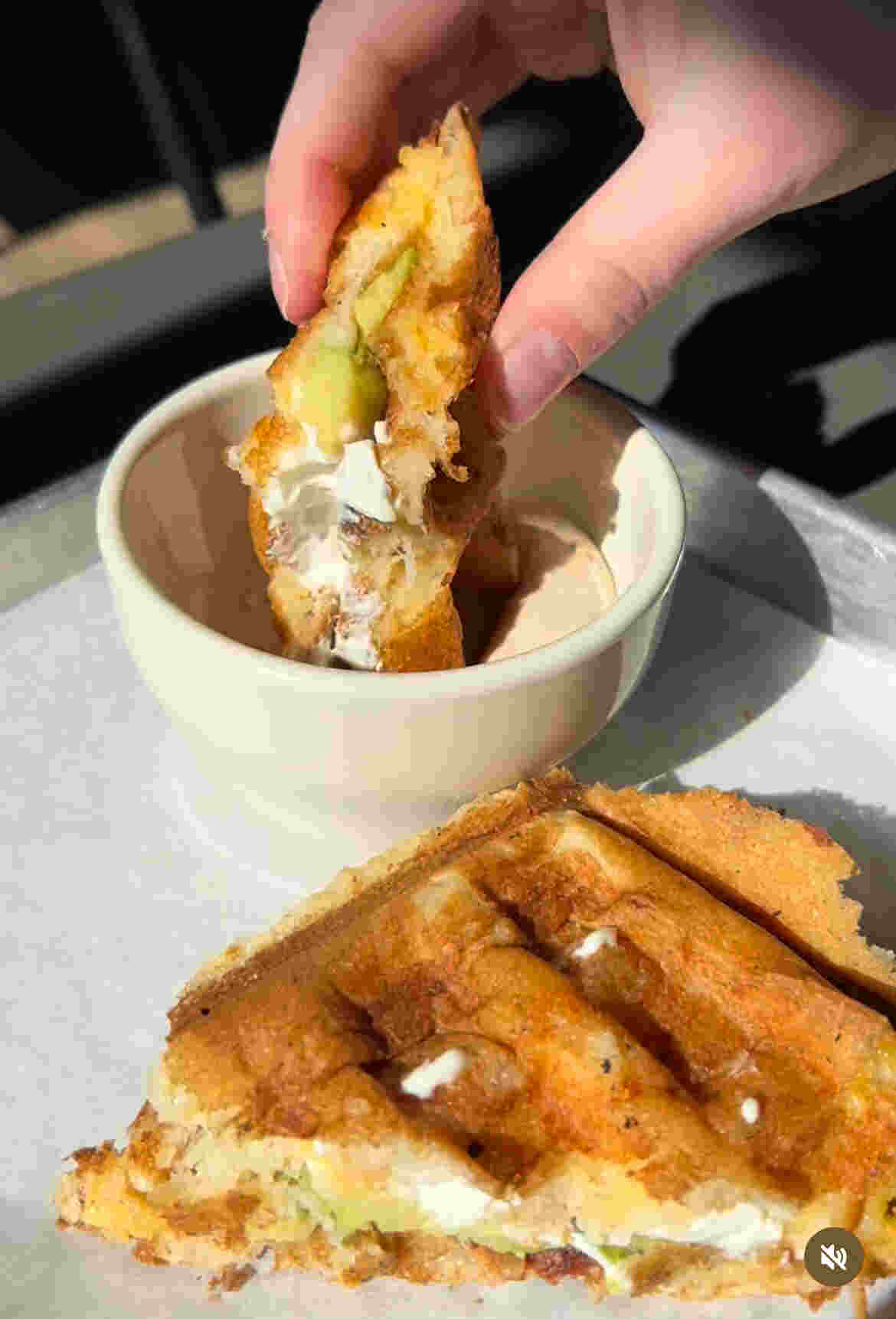 Avocado Waffle Melt