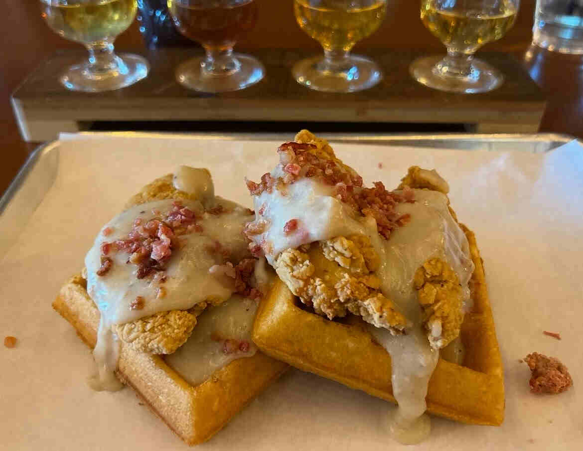 Chicken, Waffles, and Gravy